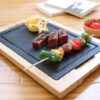 bamboo frame slate cheese board 12