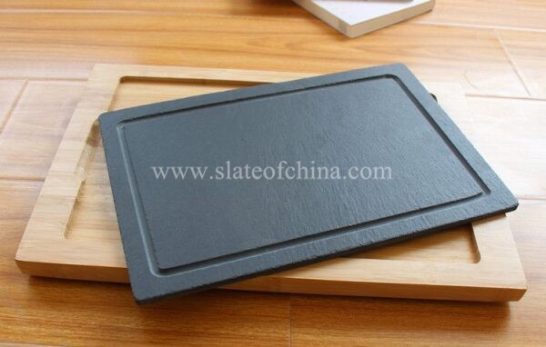 bamboo frame slate cheese board 15