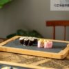 bamboo frame slate cheese board 9