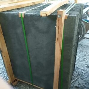 bespoke natural edge slate hearth 4