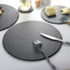 round slate cheese board 10