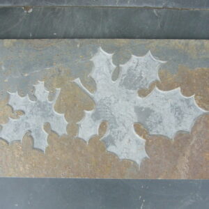 Natural slate carvings