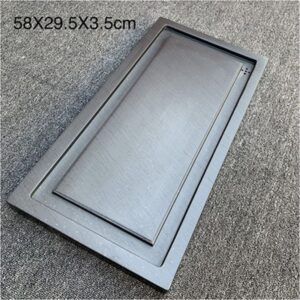 Scratch-resistant slate tray