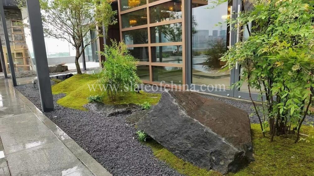 China Black Stone For Garden Landscaping (3)