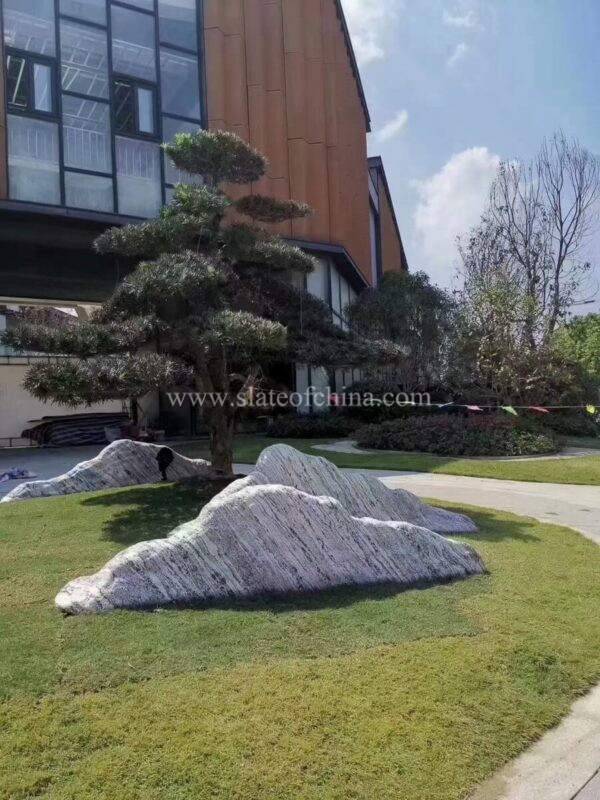 Snow Wave Stone Slice Garden Landscaping Decoration (5)