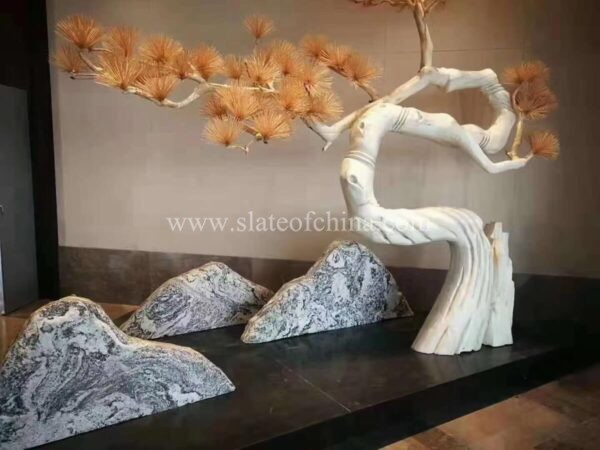 Snow Wave Stone Slice Garden Landscaping Decoration (7)