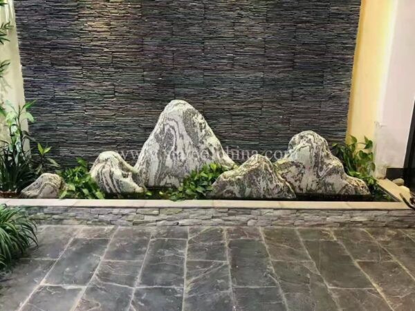 Snow Wave Stone Slice Garden Landscaping Decoration (8)