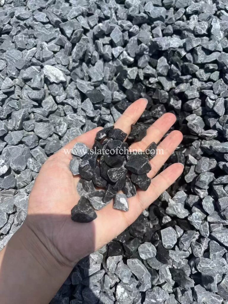 Black And White Gravel For Garden Landscape (5)