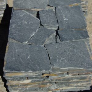 Black Irregular Radom Slates For Garden Landscape (10)