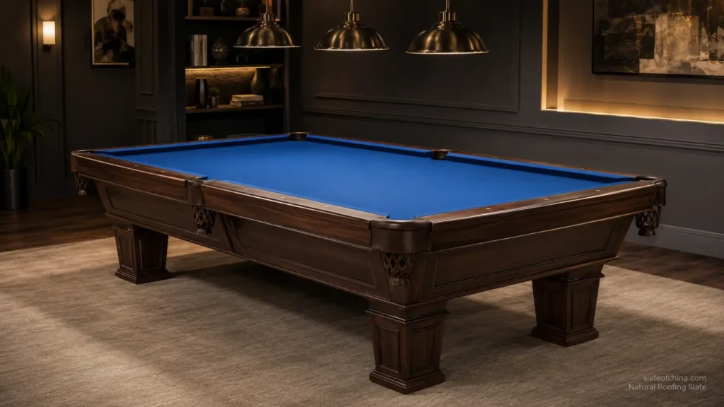 professional 9ft pool table installed