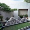 Snow Wave Stone Slice Garden Landscape (1)