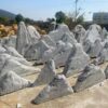 Snow Wave Stone Slice Garden Landscape (7)