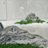 Snow Wave Stone Slice Garden Landscape (8)