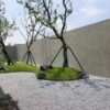 Black Stone And White Gravel Landscaping (1)