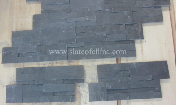 Black Mixed Sized Split Slate Panel (17)