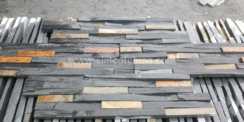 Black Rustic Rough Slate Panel (8)