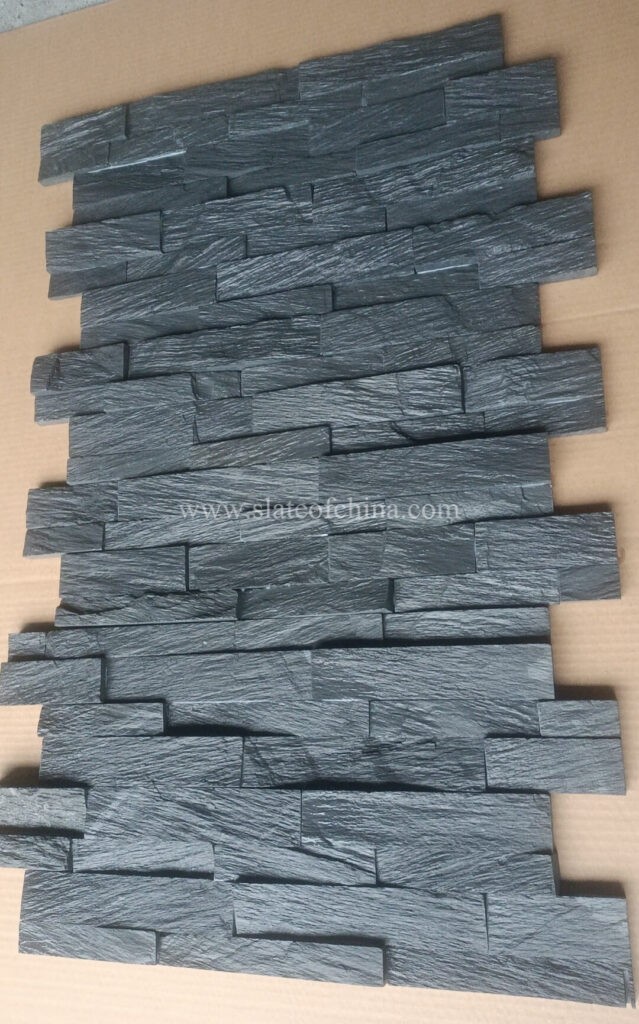 Pure Black Wall Panel Stone (10)