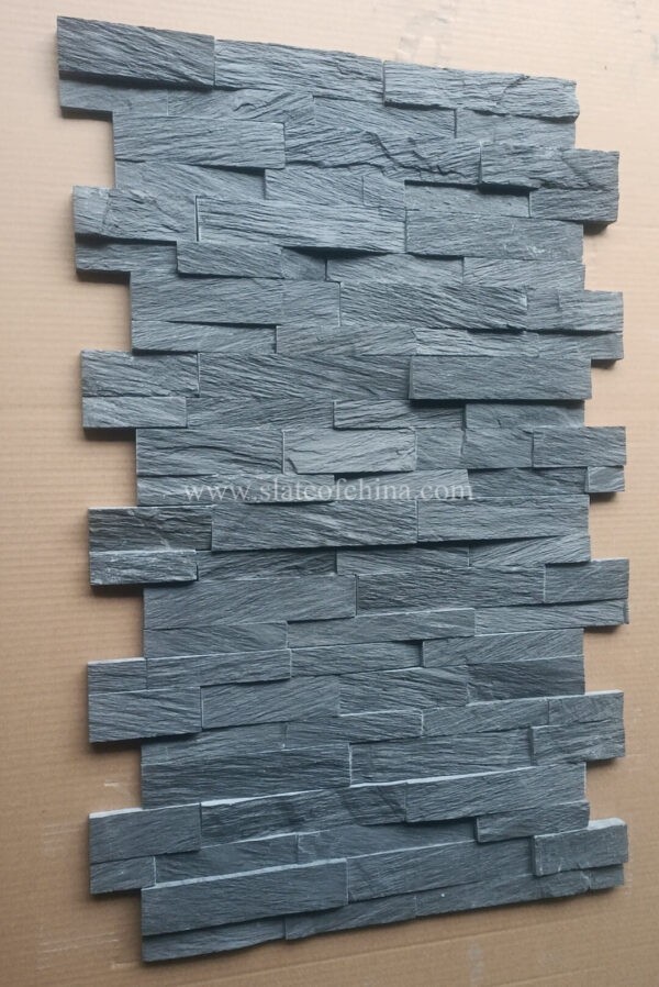 Pure Black Wall Panel Stone (11)