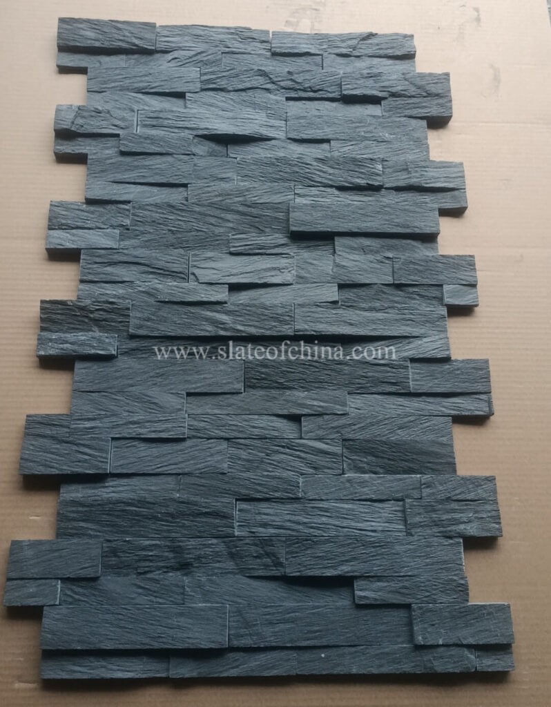 Pure Black Wall Panel Stone (12)