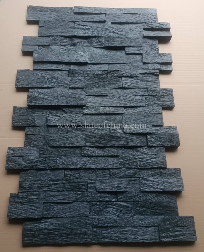 Pure Black Wall Panel Stone (7)