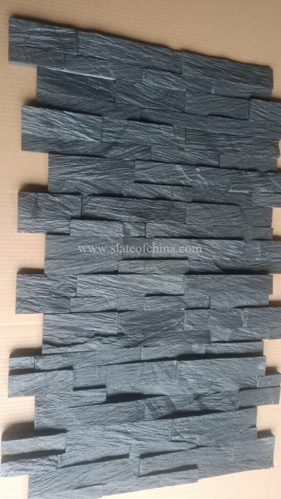 Pure Black Wall Panel Stone (8)