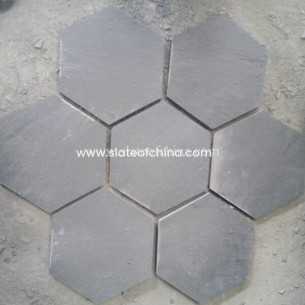 Hexagonal Paving Slate Slate Of China (11)