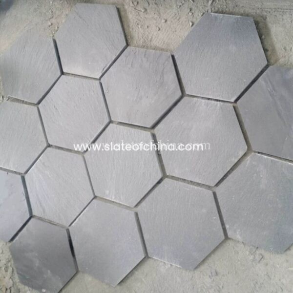 Hexagonal Paving Slate Slate Of China (13)