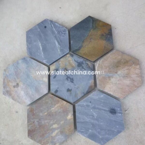 Hexagonal Paving Slate Slate Of China (2)