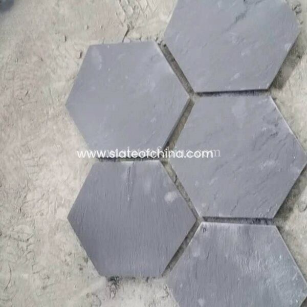 Hexagonal Paving Slate Slate Of China (4)