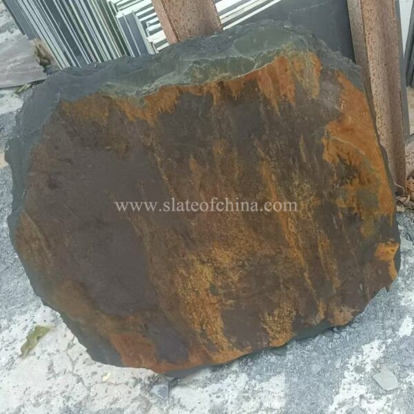 Rusty Multicolour Slate Garden Step Stone (3)