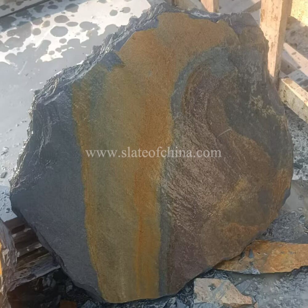 Rusty Multicolour Slate Garden Step Stone (7)