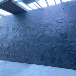 Blue Black Random Slate Wall Cladding Decoration (2)