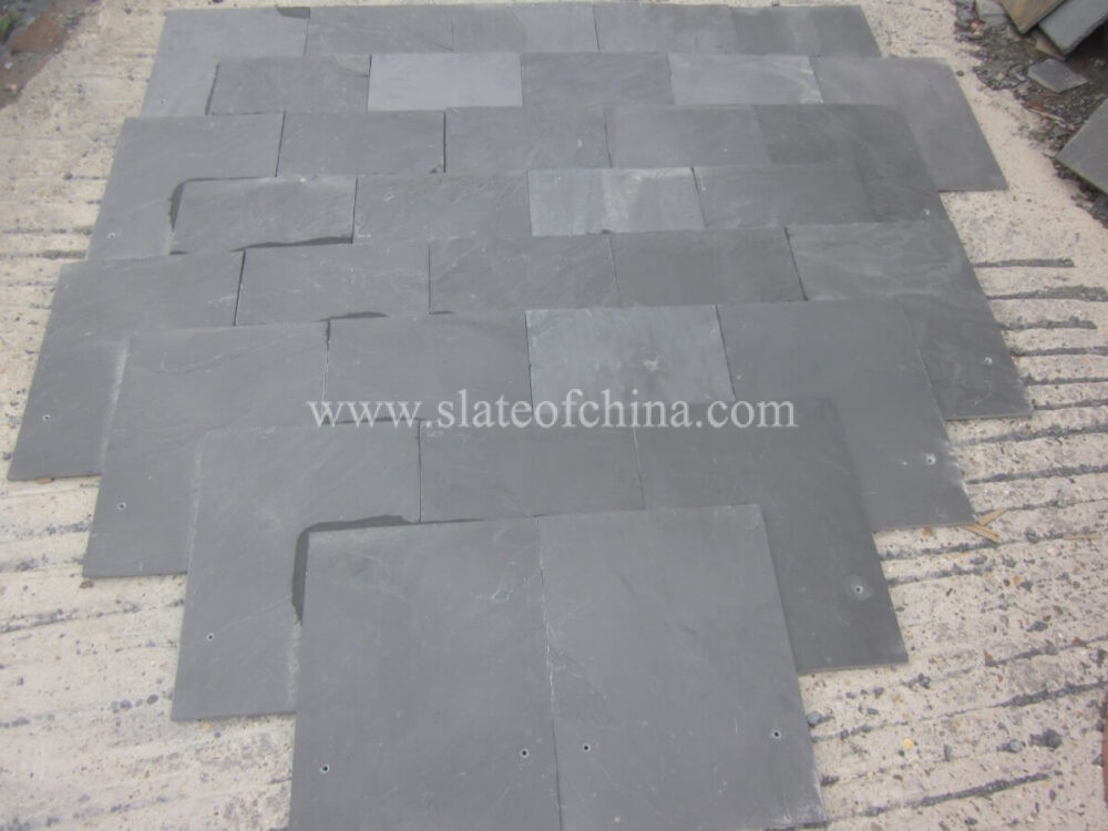 Blue Black Sawn Edge Roofing Slate 30x20cm