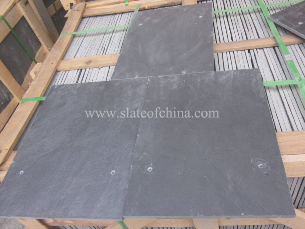 Blue Black Sawn Edge Roofing Slate 30x20cm (13)