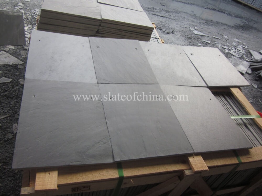 Blue Black Sawn Edge Roofing Slate 30x20cm (15)