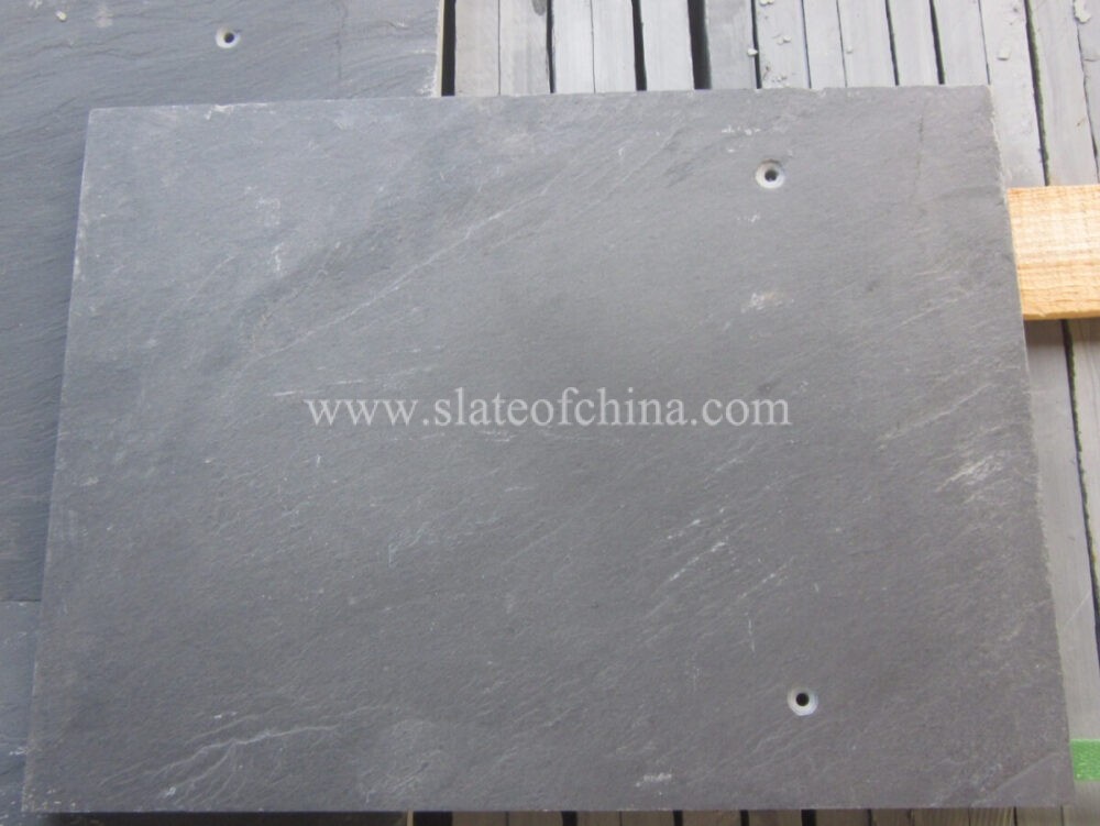 Blue Black Sawn Edge Roofing Slate 30x20cm (2)