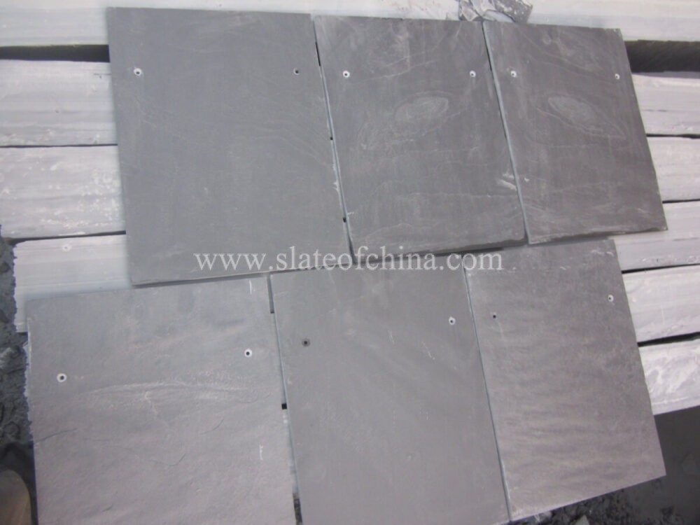 Blue Black Sawn Edge Roofing Slate 30x20cm (24)