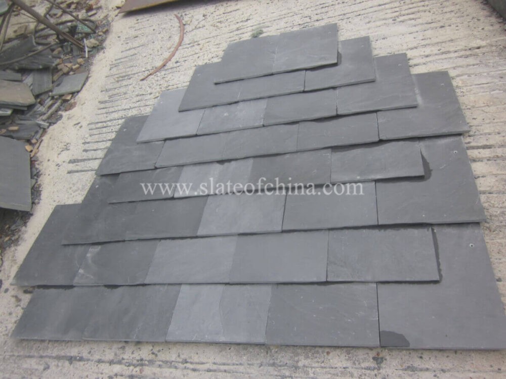 Blue Black Sawn Edge Roofing Slate 30x20cm (25)