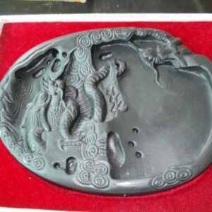 Hand-carved natural stone inkstone