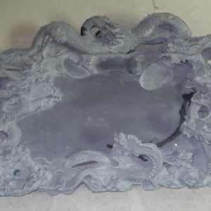 Artistic slate inkstone carving