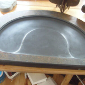 Stone tea tray with drainage