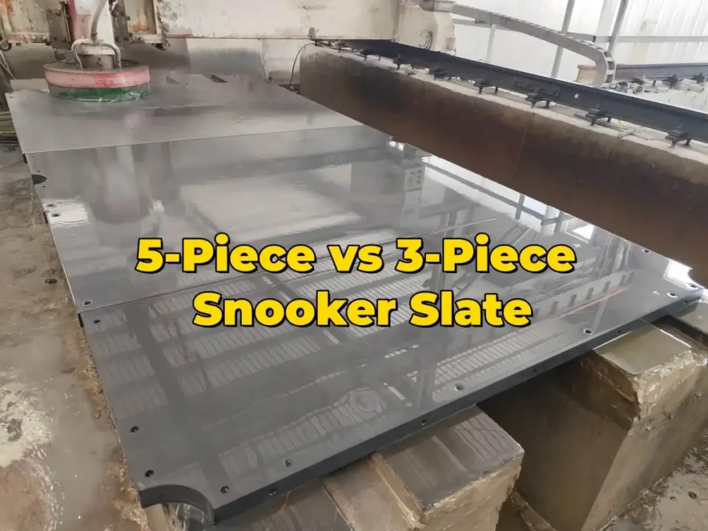5 Piece vs 3 Piece Snooker Slate