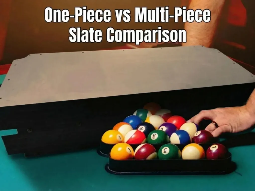 One Piece vs Multi Piece Billiard Slate Comparison