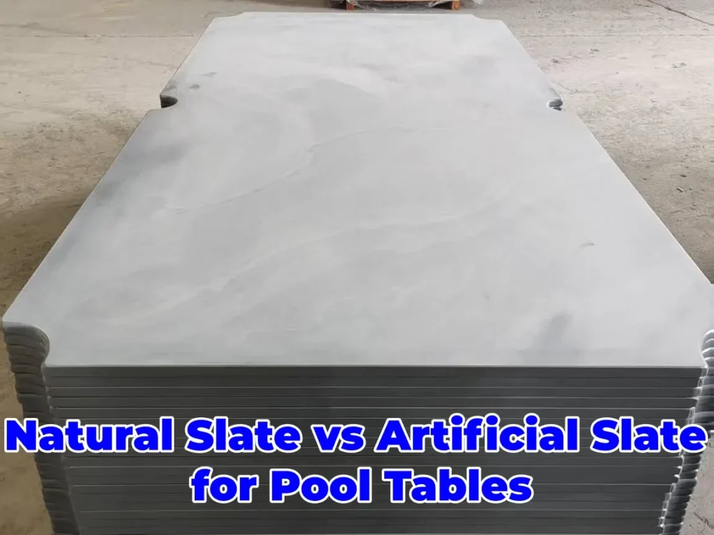 Natural Slate vs Artificial Slate for Pool Tables