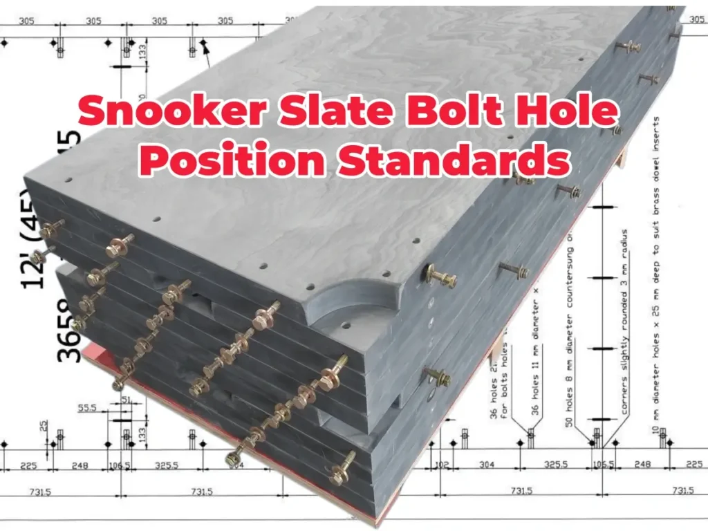 Snooker Slate Bolt Hole Position