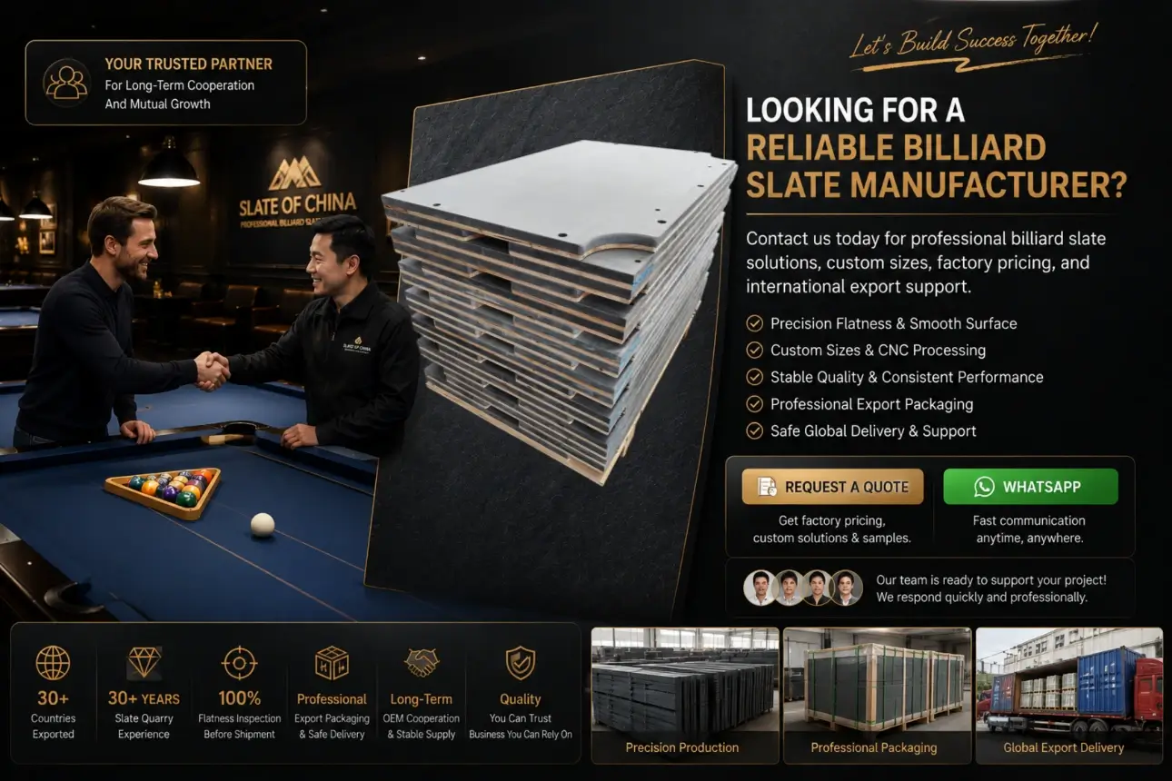 billiard slate 15 Reliable billiard slate manufacturer providing custom pool table slate and global export support