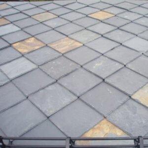 Square roofing slate tile (1)