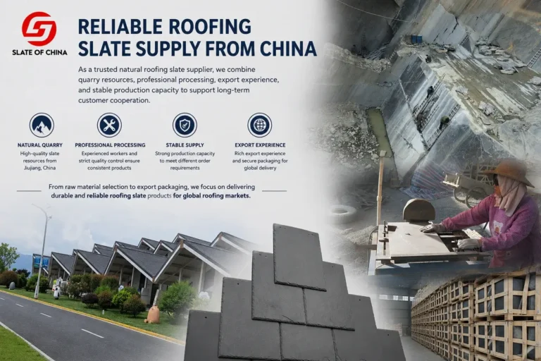 reliable roofing slate supply from china