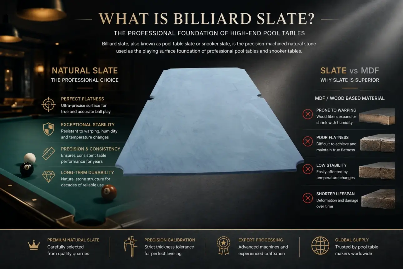 billiard slate 1 What is billiard slate for professional pool tables and snooker tables