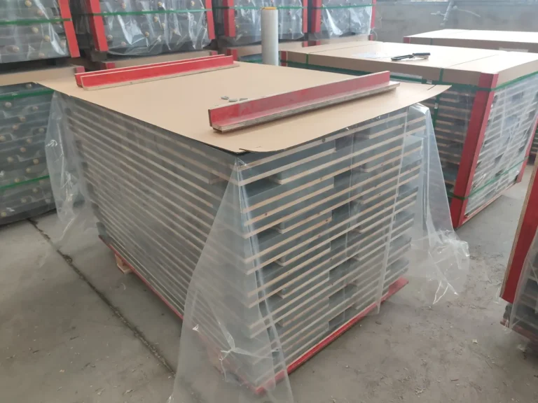 Billiard slate surface protected with moisture proof film before export packing